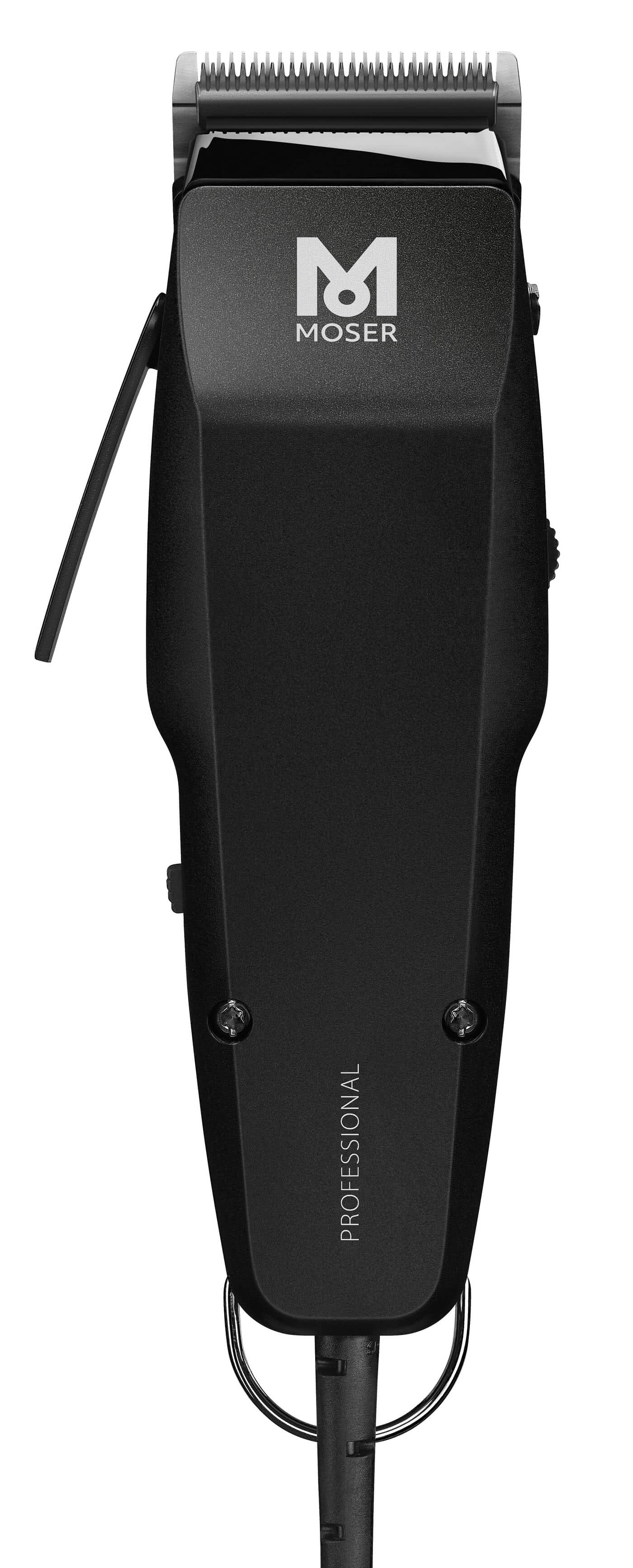 The MOSER 1400 CORDLESS clipper for professional-grade cuts. قم